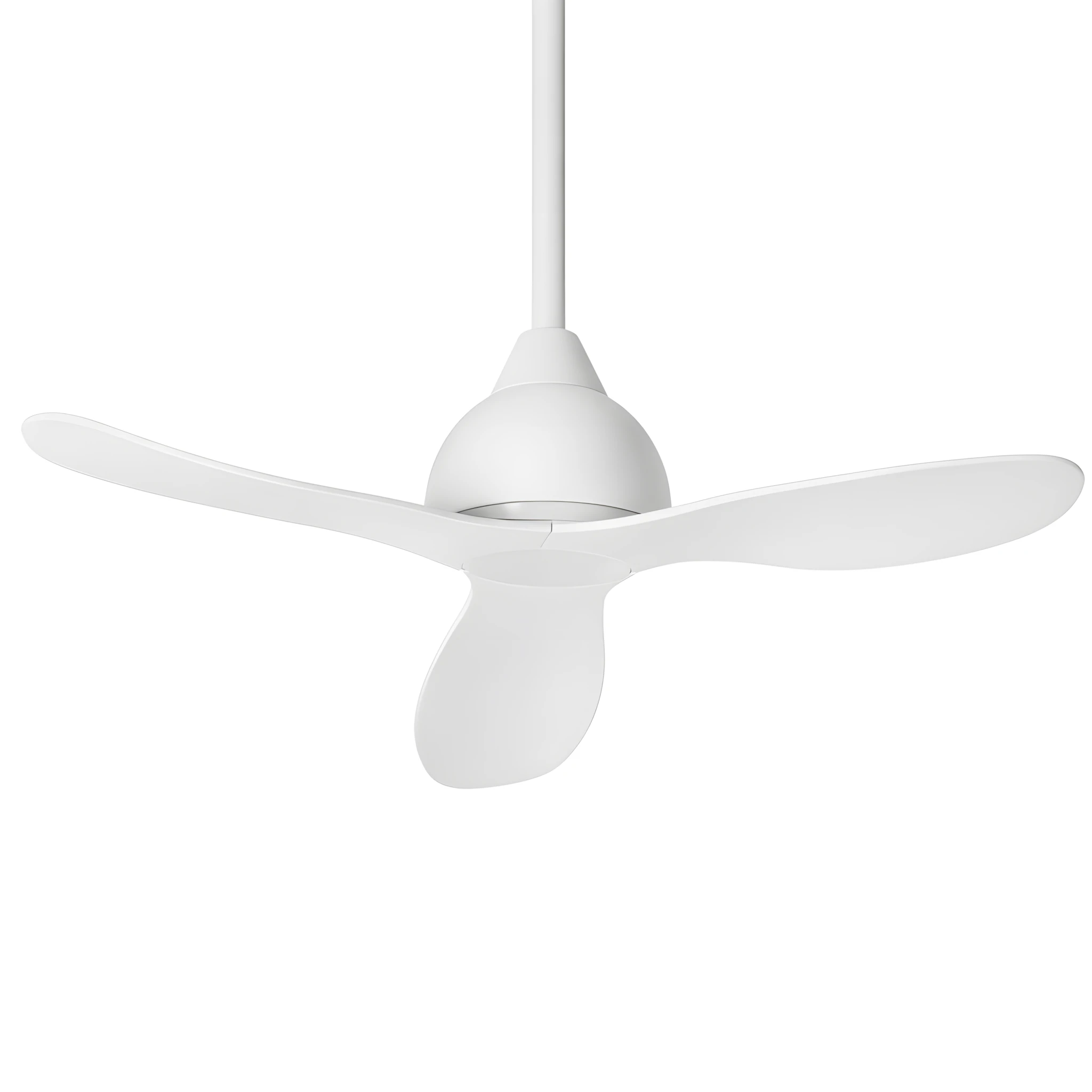 Classic Rounded White ceiling fan